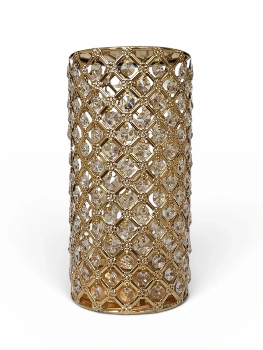 Valerie Parr Hill Gold Multi Faceted Brilliance 11” Hurricane